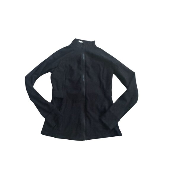 FABLETICS Black Zip Track Jacket Size Medium - Picture 6 of 6
